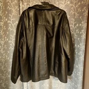 4XL Mens Leather Jacket